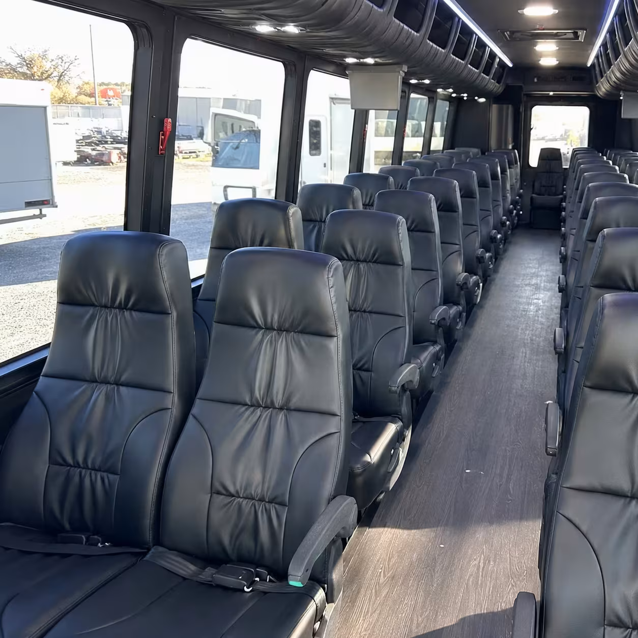 25 passenger minibus inside