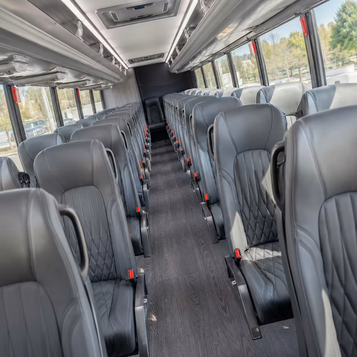 28 passenger minibus inside