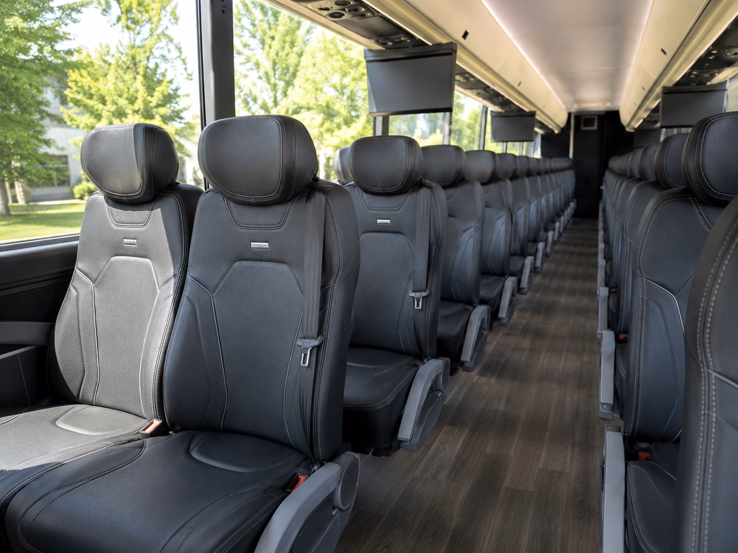charter bus rentals for multi venue weddings in troy