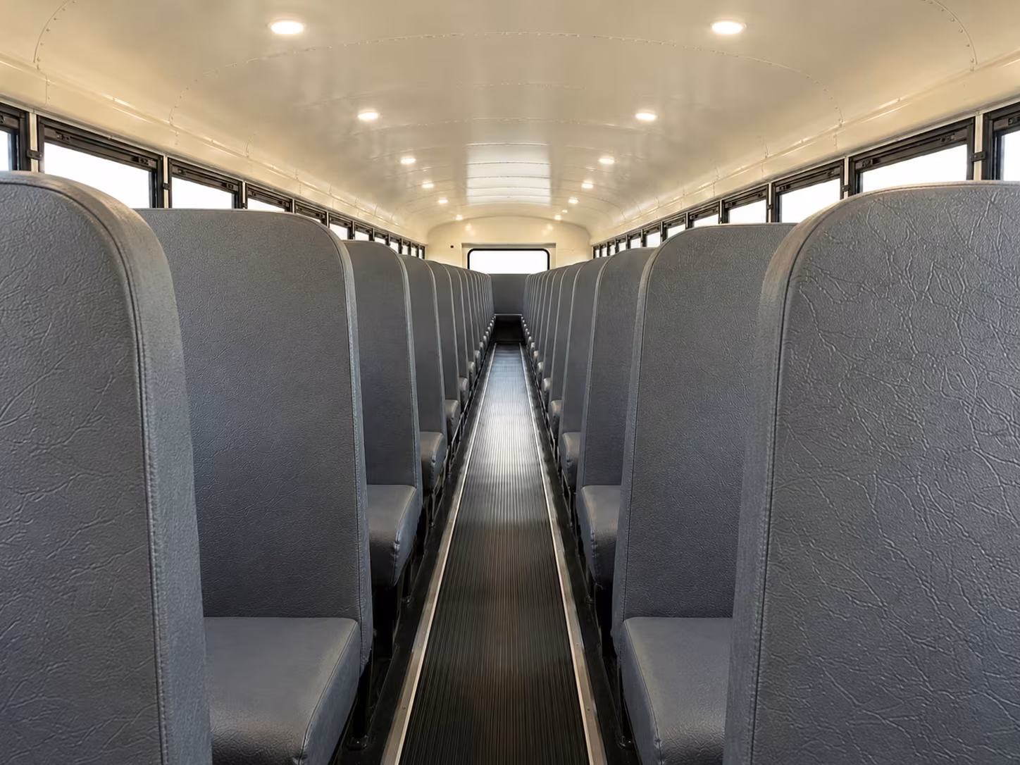 school bus inside