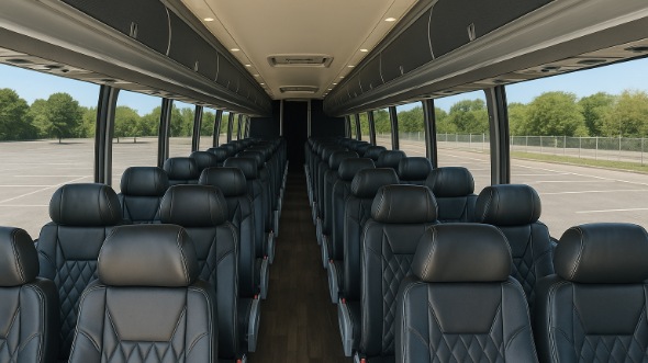 50 passenger charter bus interior troy