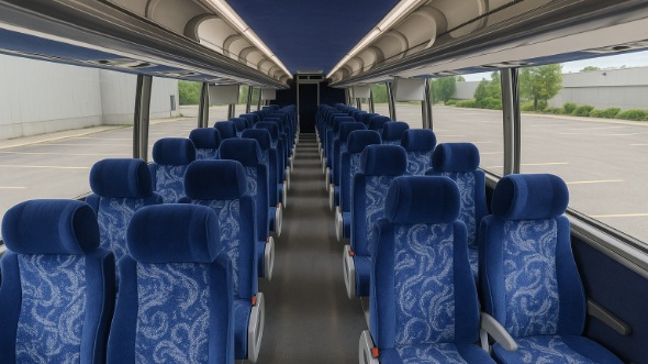 54 passenger charter bus interior troy