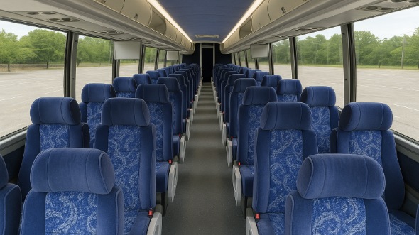 55 passenger charter bus interior troy