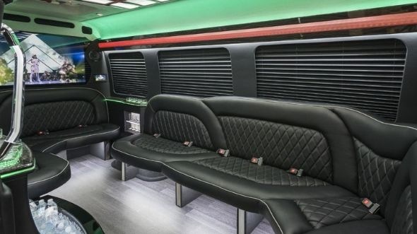 sprinter limo rental interior troy