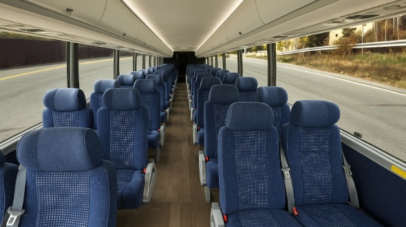 troy 20 passenger minibus inside