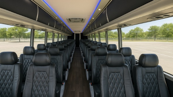 troy 50 passenger charter bus rental