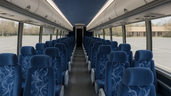 troy 54 passenger charter bus rental