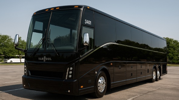 troy 56 passenger charter bus