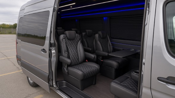troy sprinter van with driver interior